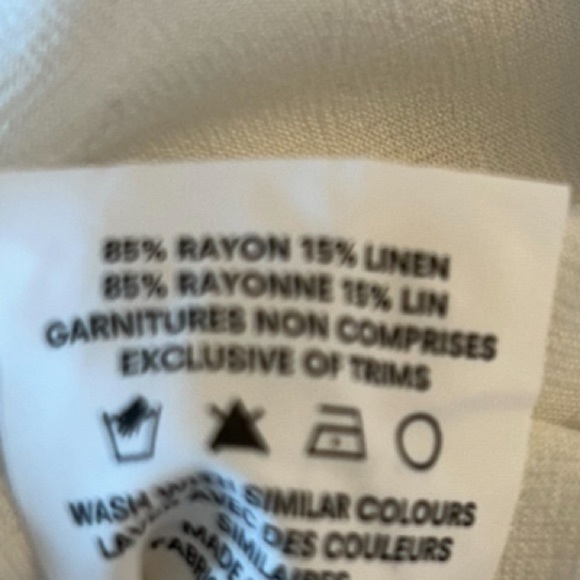 Frank & Oak linen blend wrap top - Picture 4 of 5